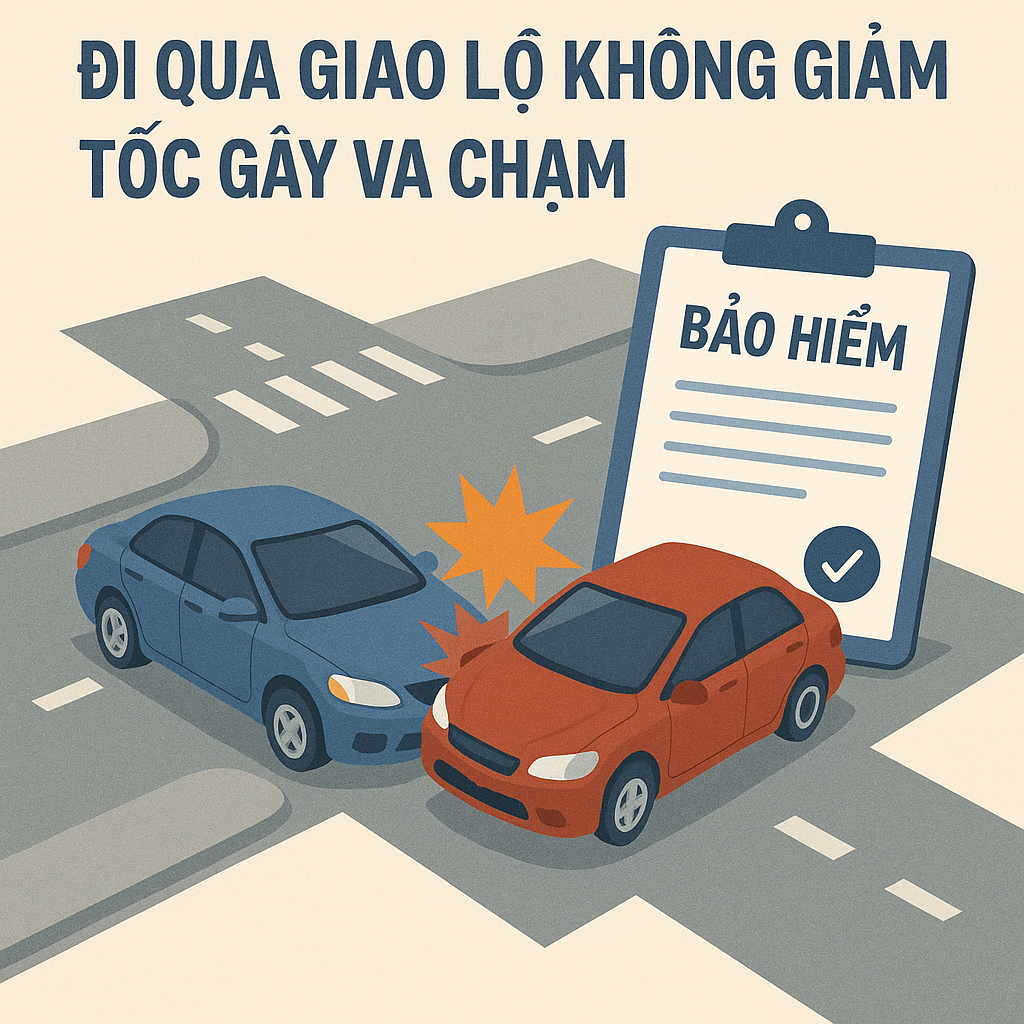 Bảo hiểm ô tô, Bảo hiểm thân vỏ ô tô, Emily xevaban, Bảo hiểm bắt buộc, Mua bảo hiểm ô tô, bảo hiểm ô tô tư vấn miễn phí, đòi quyền lợi bảo hiểm miễn phí, Qua giao lộ không giảm tốc, Tai nạn khi đi qua giao lộ, Không giảm tốc gây va chạm